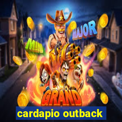 cardapio outback